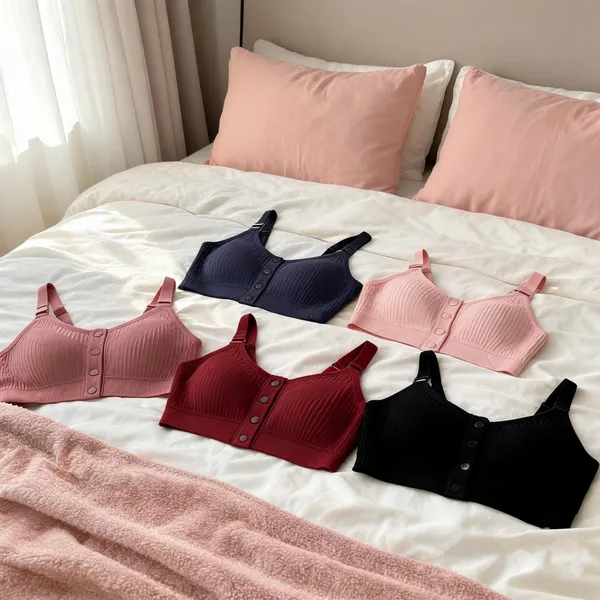 Assorted_Ribbed_Front_Open_Bra_for_Women