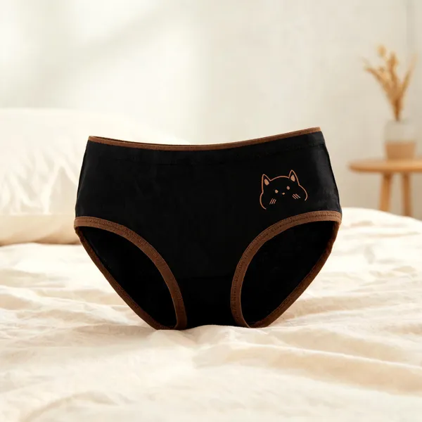 Black_Cat_Print_Briefs_for_Women