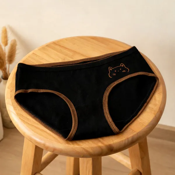 Black_Cat_Print_Briefs_for_Women