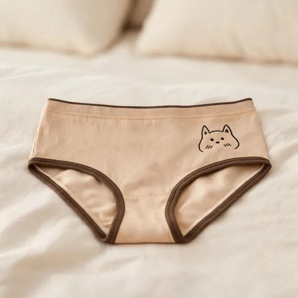 Beige_Mid_Rise_Briefs_for_Women