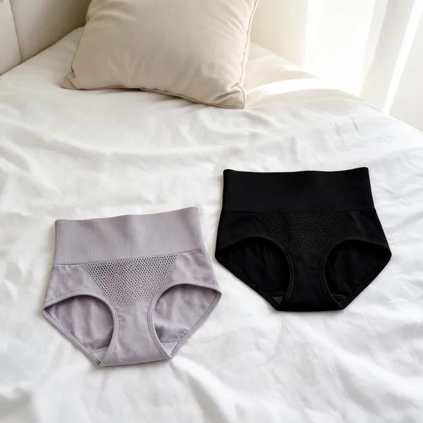 Women_S_High_Waist_Shapewear_Briefs_With_Mesh_Panel