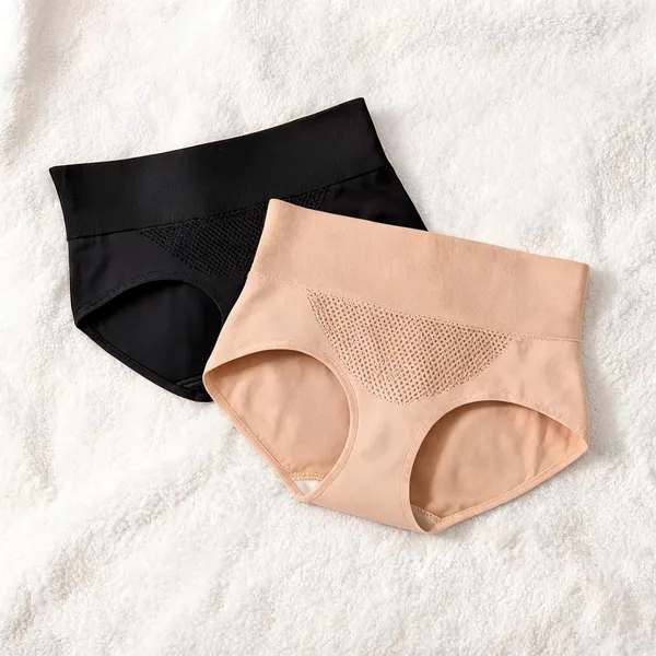Women_S_High_Waist_Shapewear_Briefs_With_Mesh_Panel