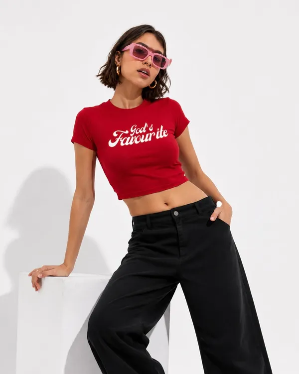 God_S_Favourite_Top_Red