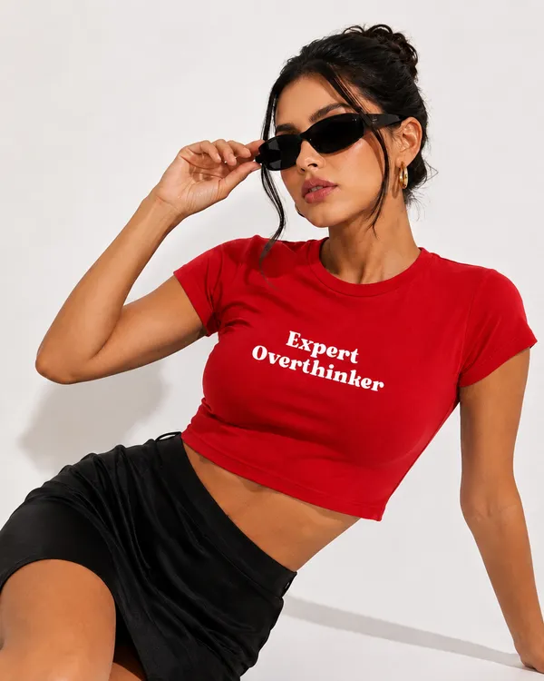 Overthinker_Top_Red