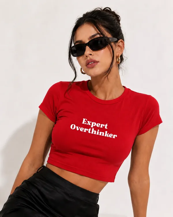 Overthinker_Top_Red
