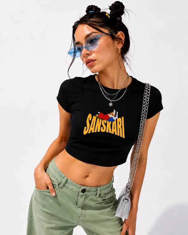 Sanskari_Top_Blue