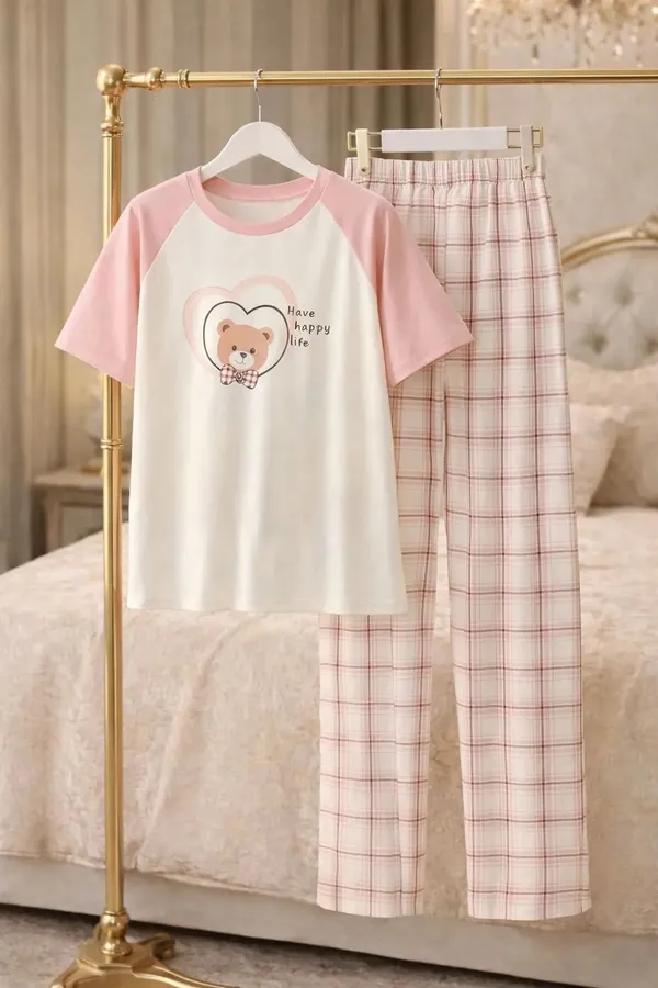 Pink_Printed_Pajama_Set_for_Women
