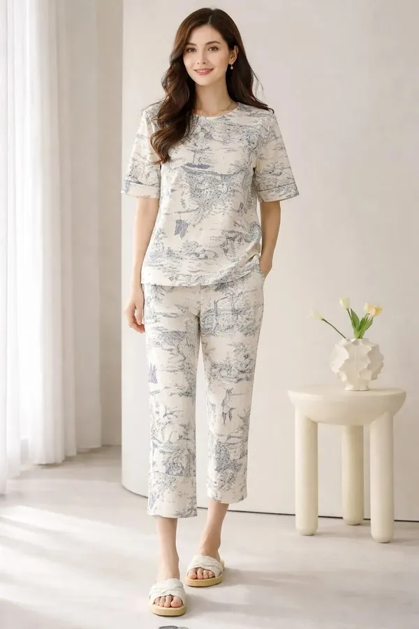 Cream_Printed_Relaxed_Fit_Pajama_Set_for_Women