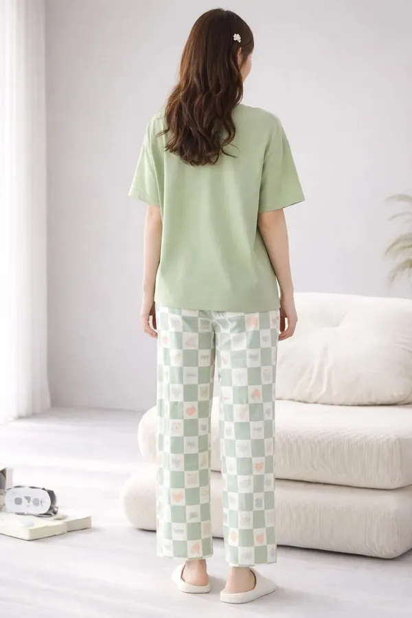 Green_Printed_Sleepwear_Set_for_Women