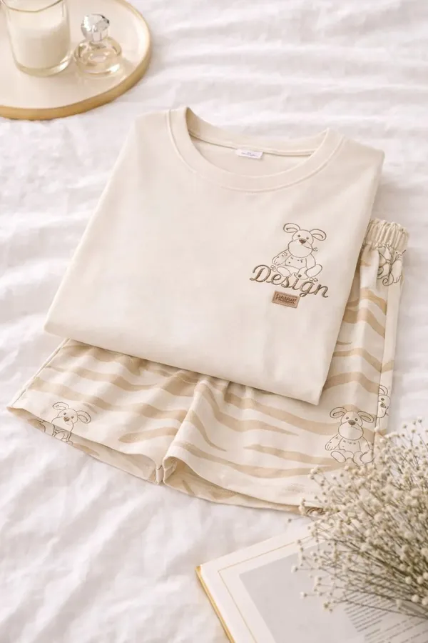 Cream_Printed_Relaxed_Fit_Sleepwear_Set_for_Women