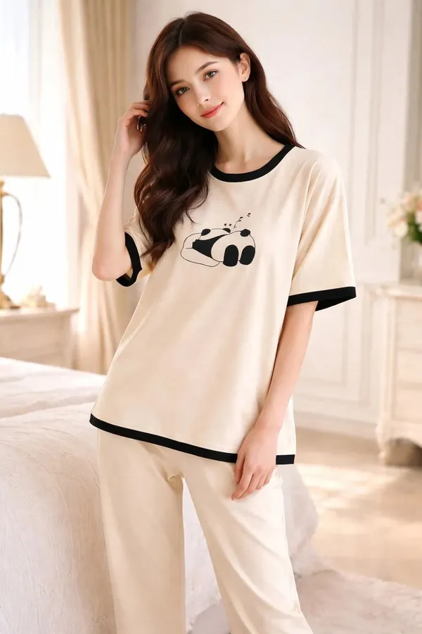 White_Satin_Relaxed_Fit_Pajama_Set_for_Women