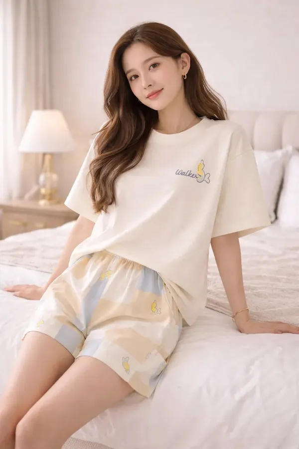 Cream_Printed_Relaxed_Fit_Sleepwear_Set_for_Women