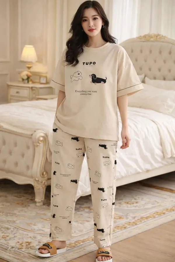 Cream_Printed_Relaxed_Fit_Sleepwear_Set_for_Women