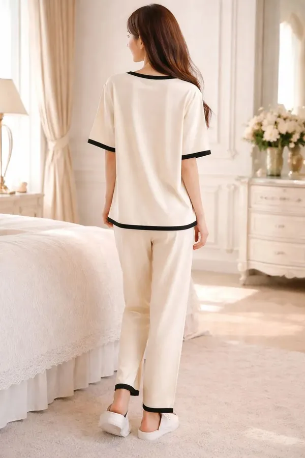 White_Satin_Relaxed_Fit_Pajama_Set_for_Women