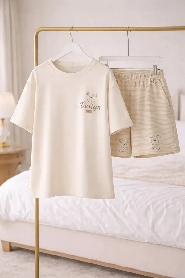 Cream_Printed_Relaxed_Fit_Sleepwear_Set_for_Women