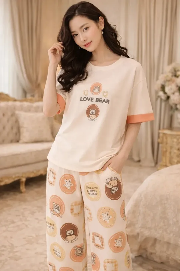 Cream_Printed_Relaxed_Fit_Pajama_Set_for_Women
