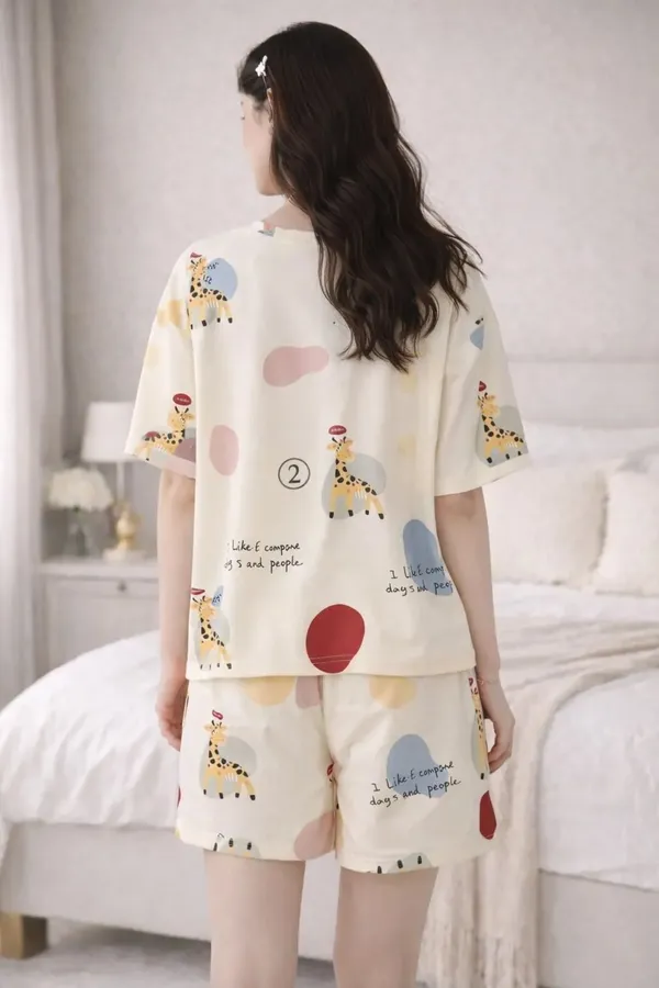 Cream_Printed_Relaxed_Fit_Sleepwear_Set_For_Women