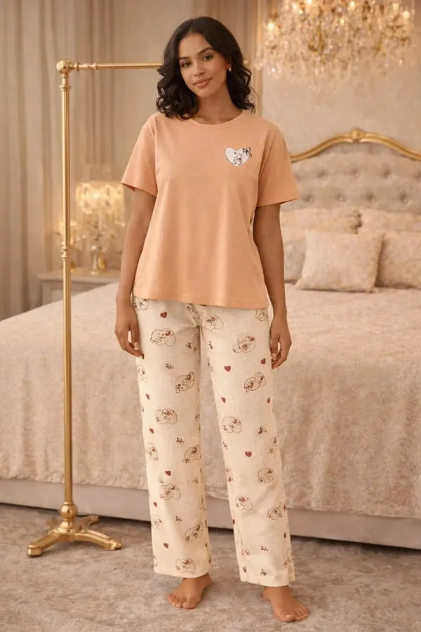 Peach_Printed_Regular_Fit_Sleepwear_Set_for_Women