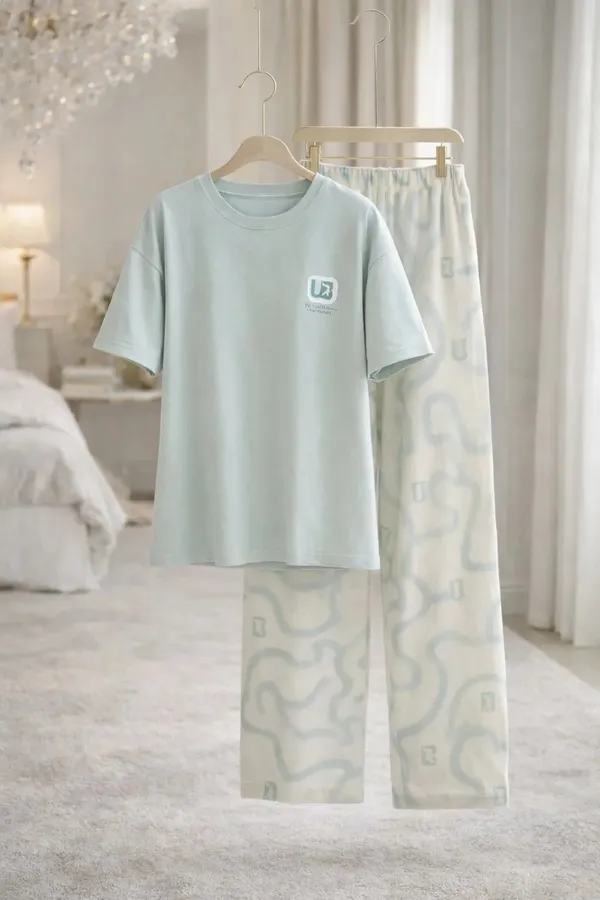 Mint_Relaxed_Fit_Sleepwear_Set_for_Women