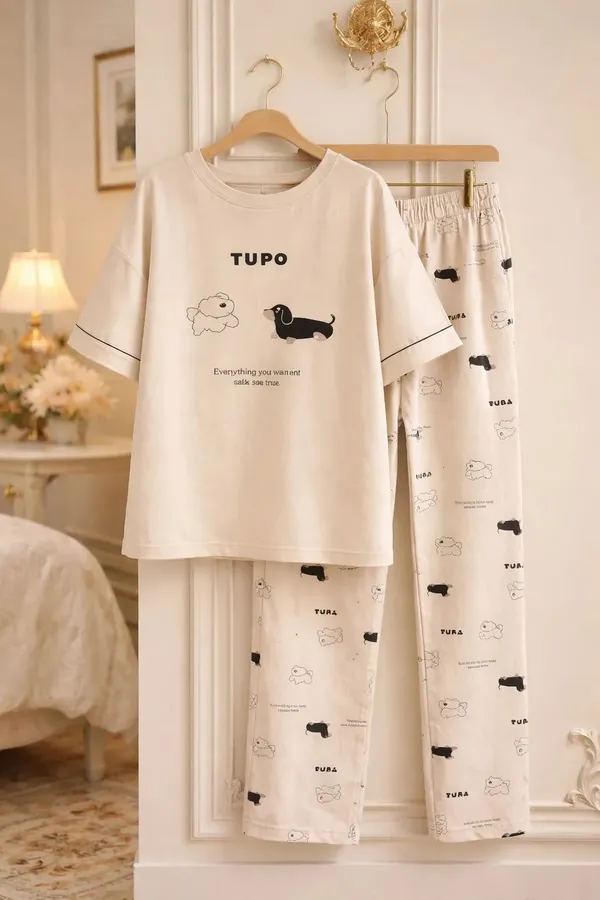Cream_Printed_Relaxed_Fit_Sleepwear_Set_for_Women