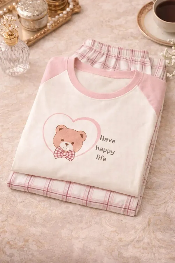 Pink_Printed_Pajama_Set_for_Women