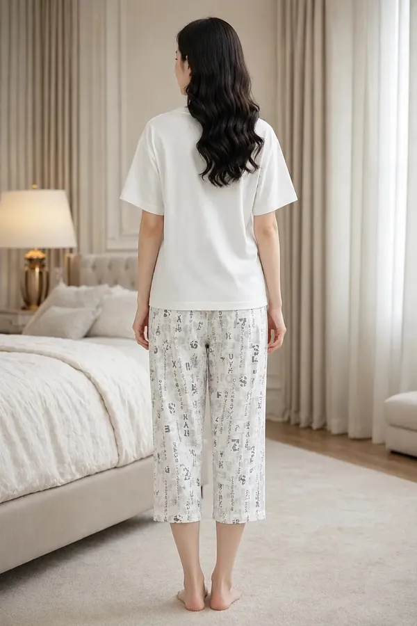 White_Printed_Relaxed_Fit_Sleepwear_Set_for_Women