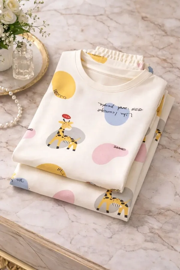 Cream_Printed_Relaxed_Fit_Pajama_Set_for_Women
