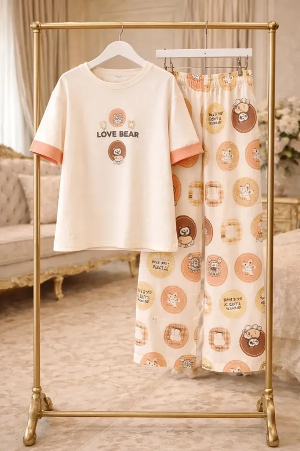 Cream_Printed_Relaxed_Fit_Pajama_Set_for_Women