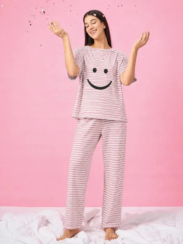 Pink_Striped_Pajama_Set_for_Women