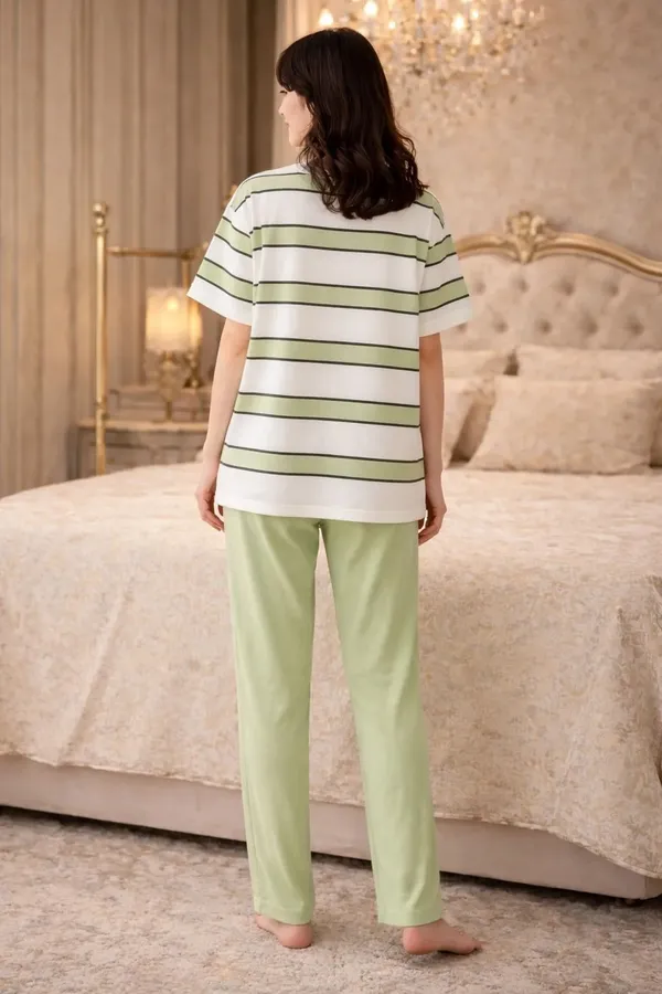 Green_Striped_Relaxed_Fit_Pajama_Set_for_Women