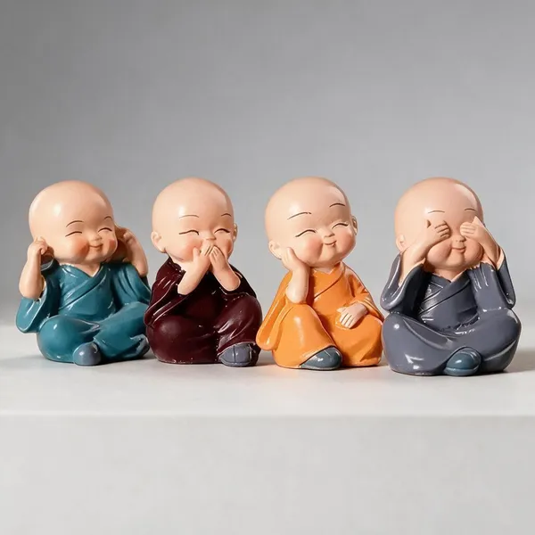 Ceramic_Seated_Monk_Decorative_Statue_Set_Of_4