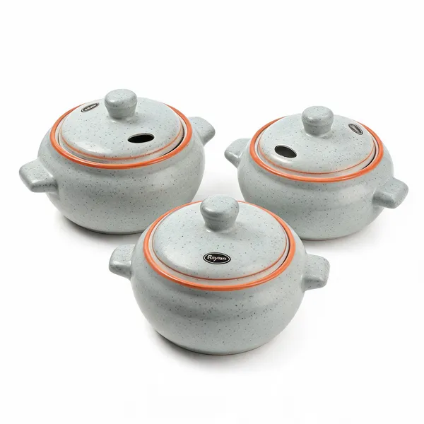 Ceramic_Speckled_Round_Casserole_Set_Of_3
