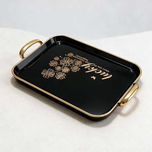 Plastic_Decorative_Floral_Print_Serving_Tray_Set