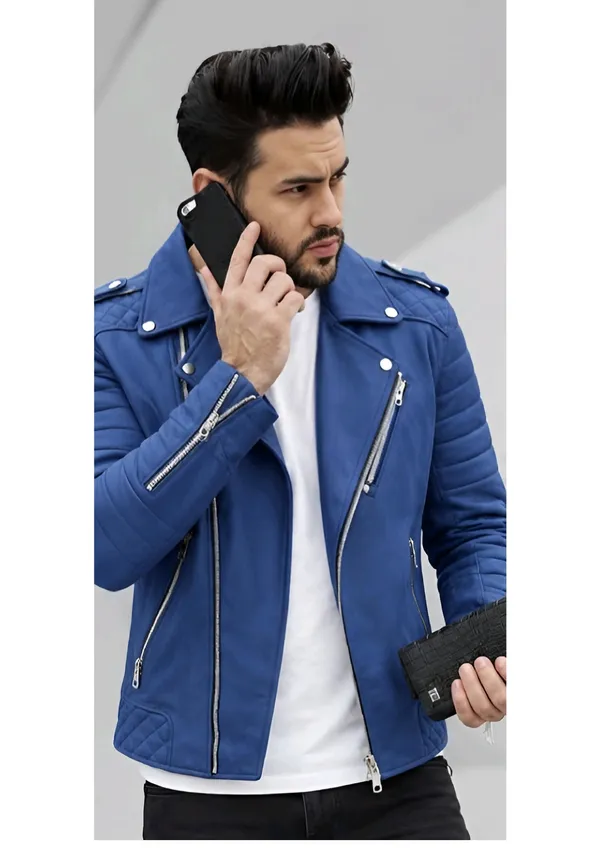 Blue_Faux_Leather_Biker_Jacket_For_Men
