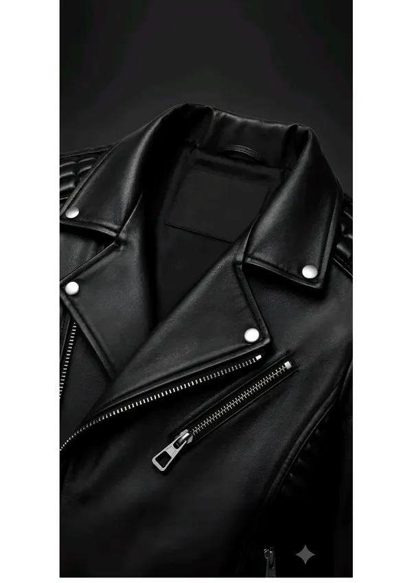 Black_Leather-Look_Biker_Jacket_For_Men