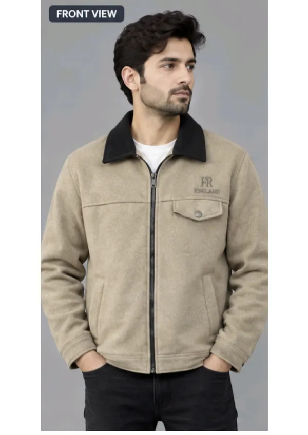 Beige_Suede_Casual_Jacket_For_Men