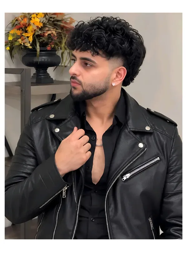 Black_Leather-Look_Biker_Jacket_For_Men