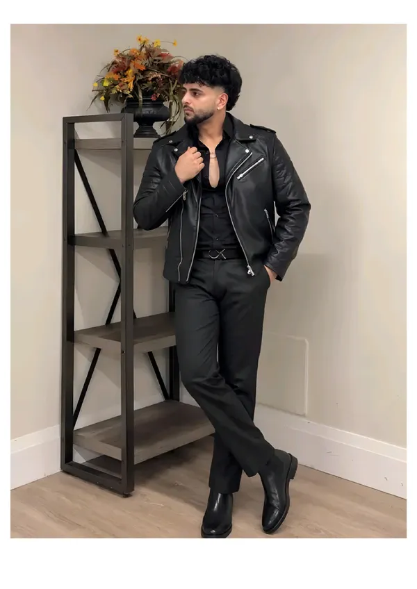 Black_Leather-Look_Biker_Jacket_For_Men