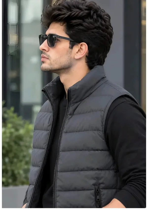 Grey_Quilted_Sleeveless_Puffer_Jacket_For_Men