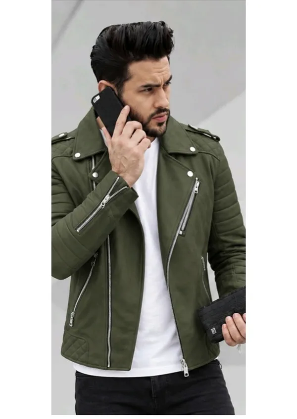 Olive_Green_Biker_Style_Jacket_For_Men