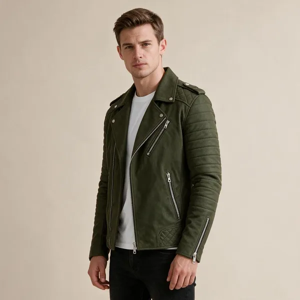 Olive_Green_Biker_Style_Jacket_For_Men