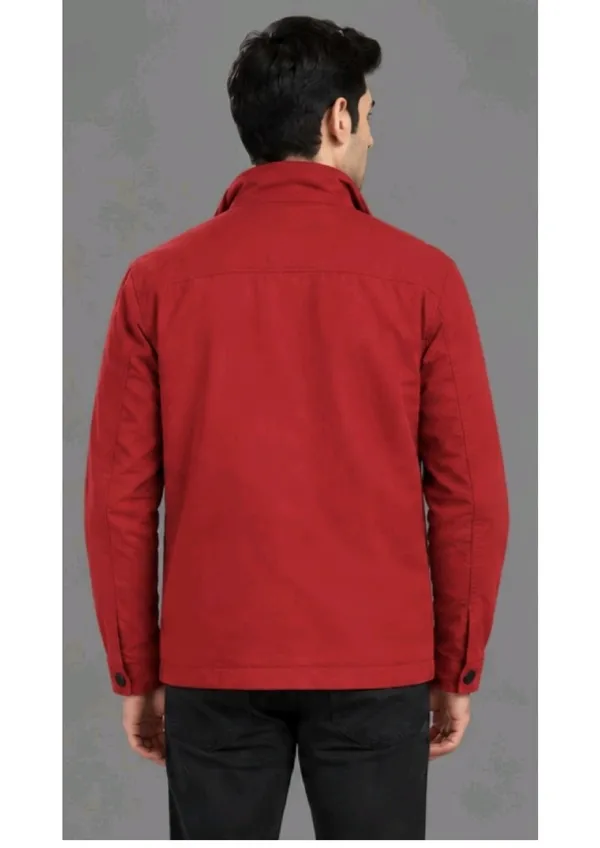 Red_Casual_Front_Zip_Jacket_For_Men