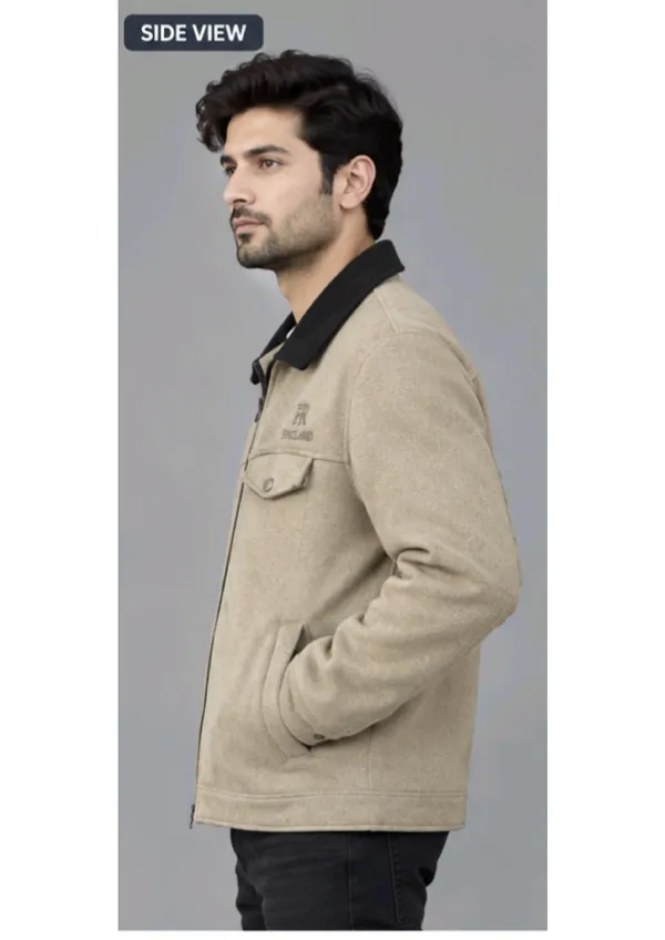 Beige_Suede_Casual_Jacket_For_Men