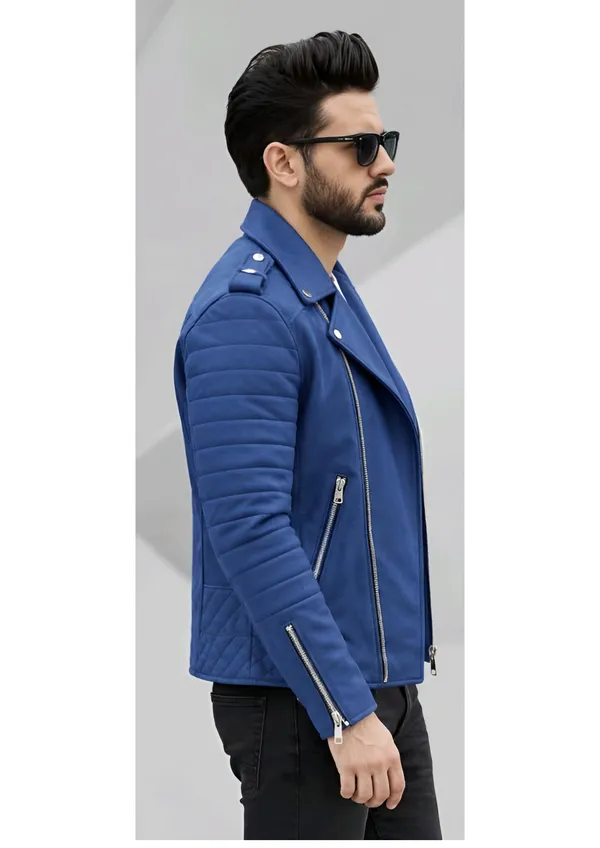 Blue_Faux_Leather_Biker_Jacket_For_Men