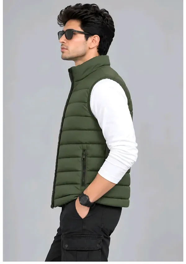 Olive_Green_Sleeveless_Bomber_Jacket_For_Men