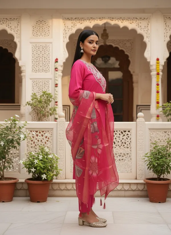 Pink_Roman_Silk_Straight_Embroidered_Kurta_Set_For_Women