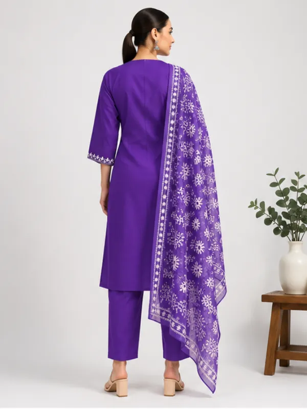 Purple_Viscose_Rayon_Straight_Printed_Kurta_Set_For_Women