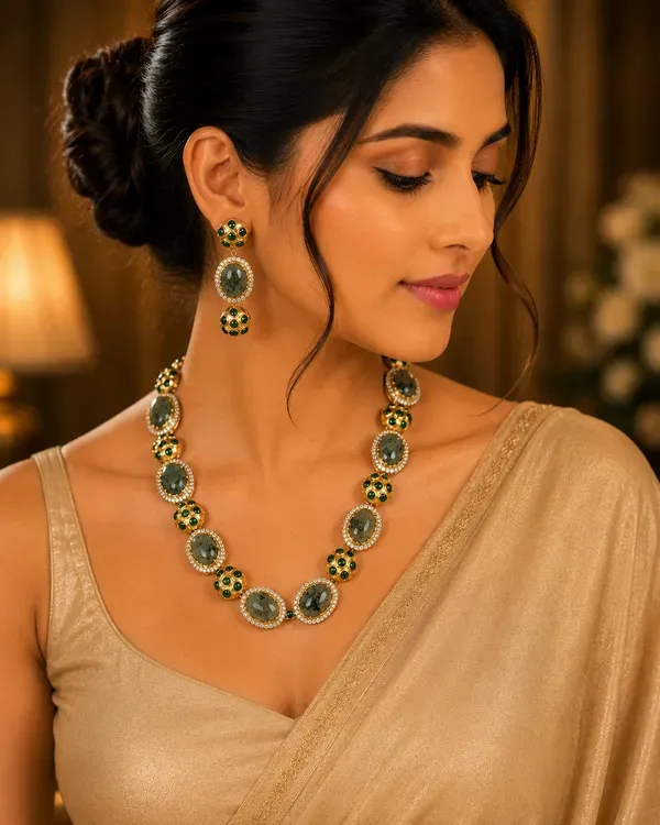 Gold_And_Grey_Kundan_Stone_Necklace_And_Earrings_Set_For_Women