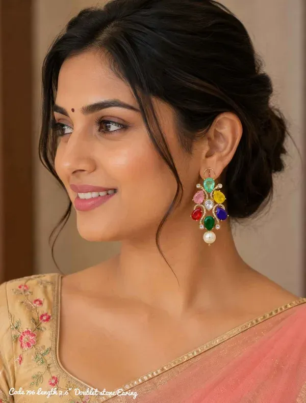Multicolor_Kundan_Pearl_Stone_Drop_Earrings_For_Women