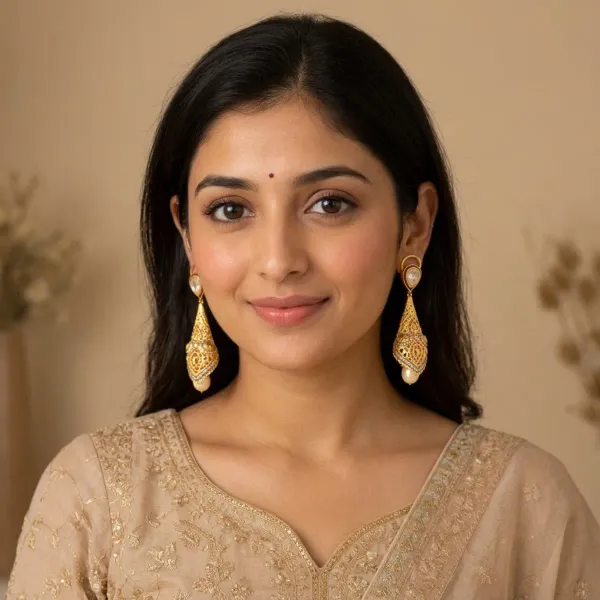 Gold_Kundan_Pearl_Drop_Earrings_For_Women